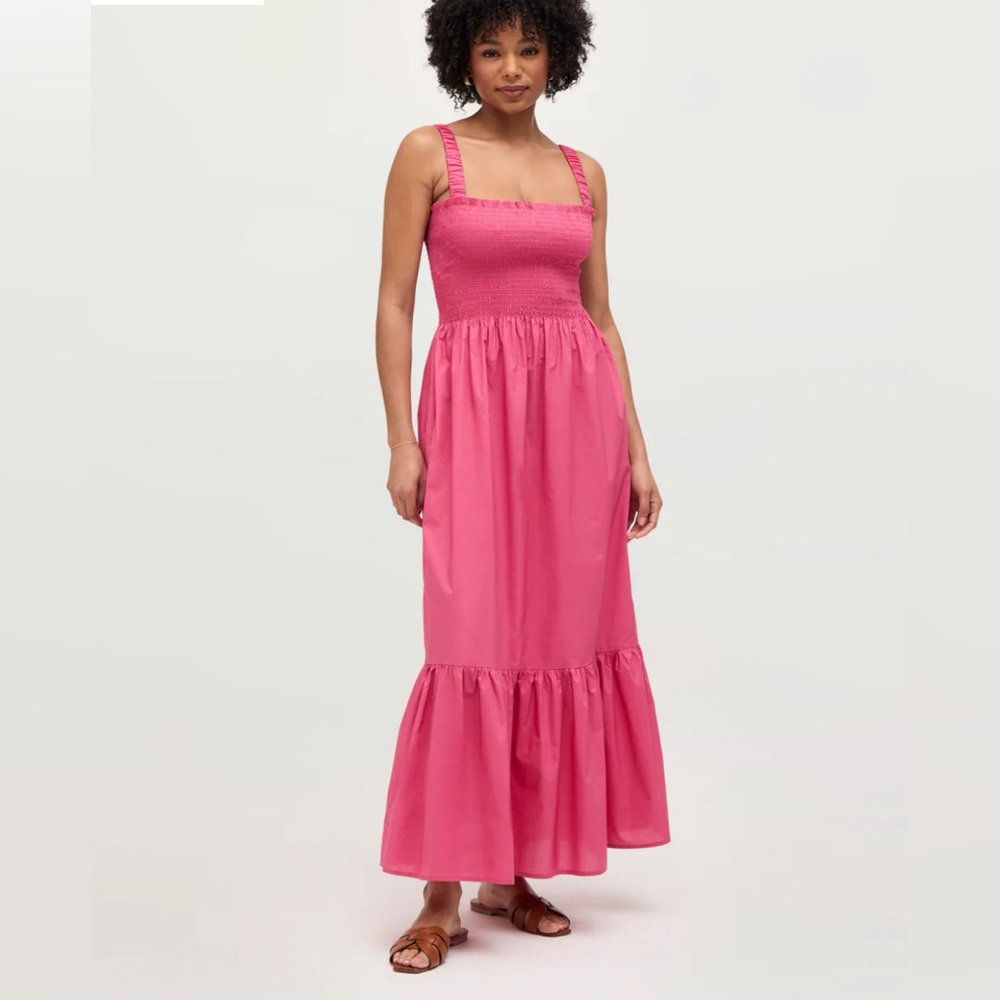 Anju Nap Dress in Lipstick Pink